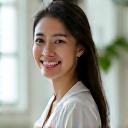 Portrait of Sarah Chen, Nutritional Coach for Verdant Bloom Collective.